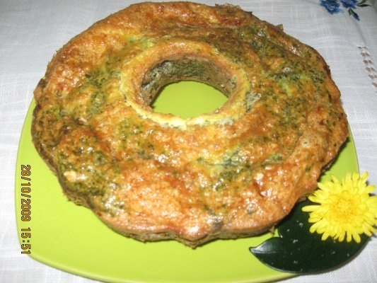 Rulada cu spanac si branza de vaci