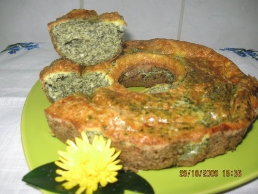 Rulada cu spanac si branza de vaci