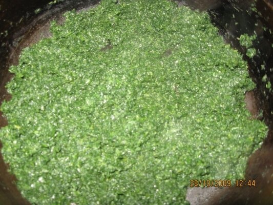 Rulada cu spanac si branza de vaci