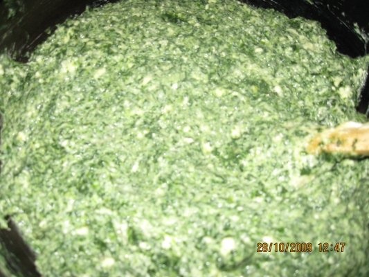 Rulada cu spanac si branza de vaci