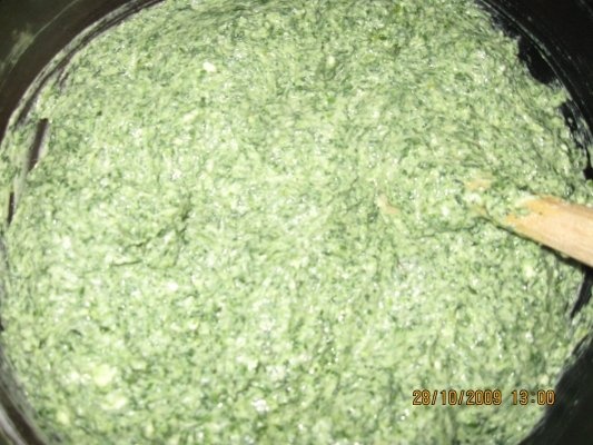 Rulada cu spanac si branza de vaci