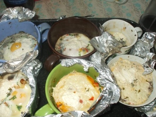 Aperitiv cu ficatei de pui si oua (mini drob)