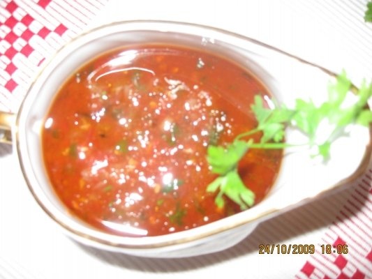 Pulpe de pui la cuptor cu sos de rosii