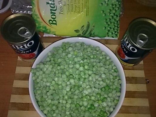 Piept de pui cu mazare