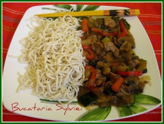 Porc cu cinci legume