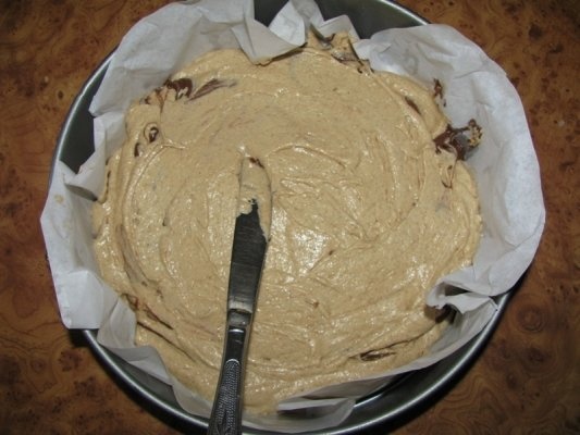 Chec cu Nutella si alune de padure