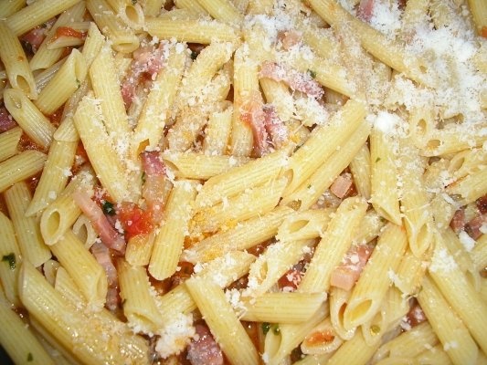 Paste picante cu costita afumata