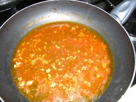 Penne cu ton si masline