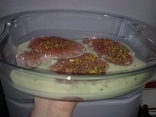 Medalion de curcan cu sos de unt, lamaie si chimen