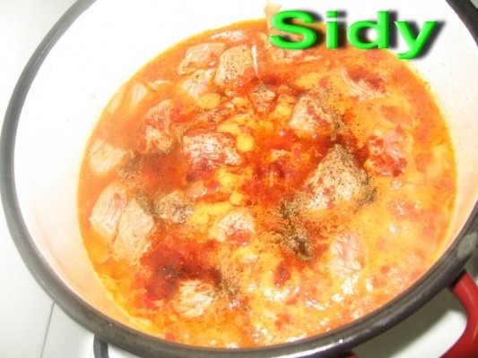 Vitel cu fasole verde