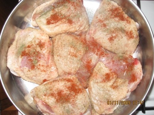 Pulpe de pui cu gutuie