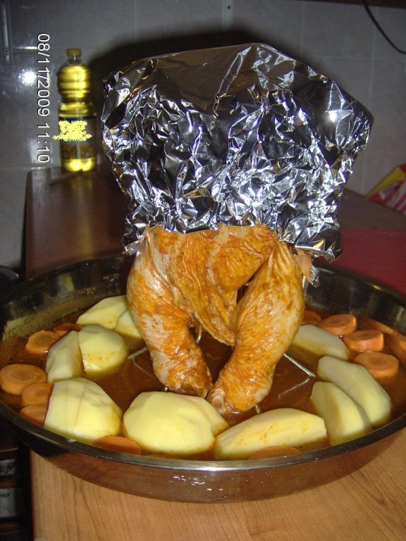 Pui soldat cu legume