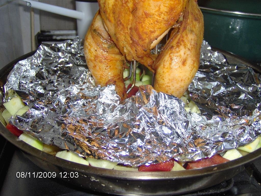 Pui soldat cu legume