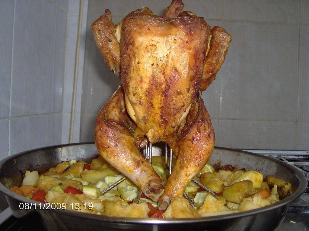 Pui soldat cu legume