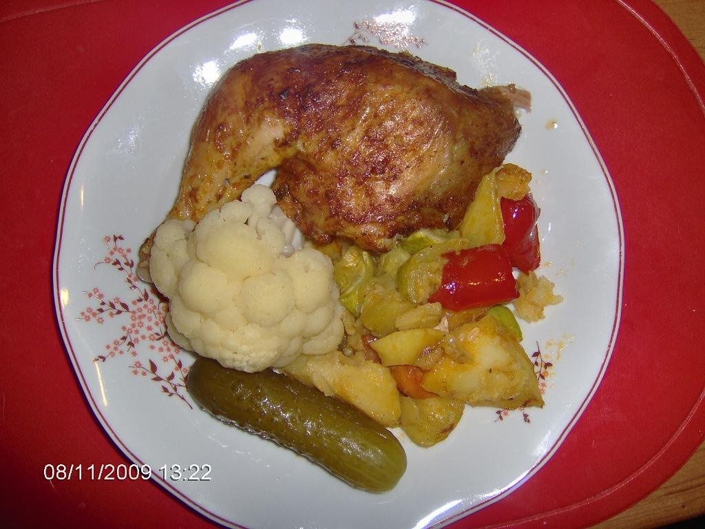 Pui soldat cu legume