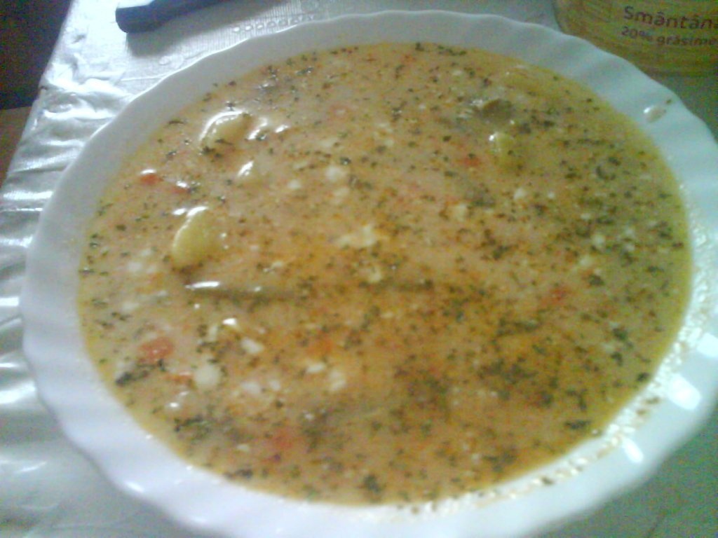 Ciorba de legume cu carne de vita