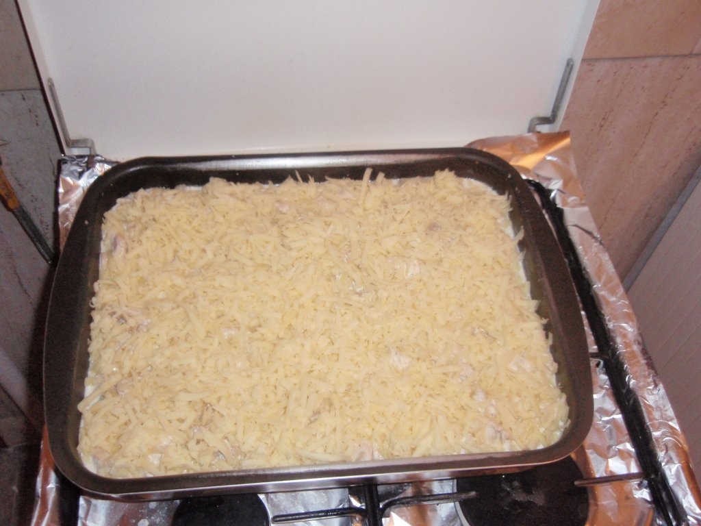 Pui cu smantana la cuptor