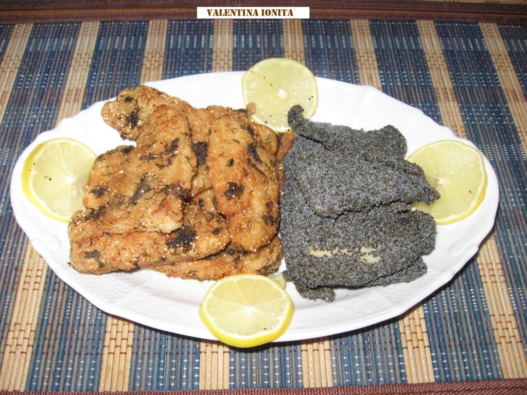 Cod in crusta de mac