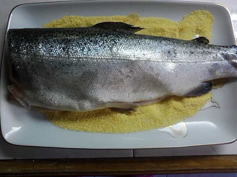 Pastrav cu sos  la Dubletta