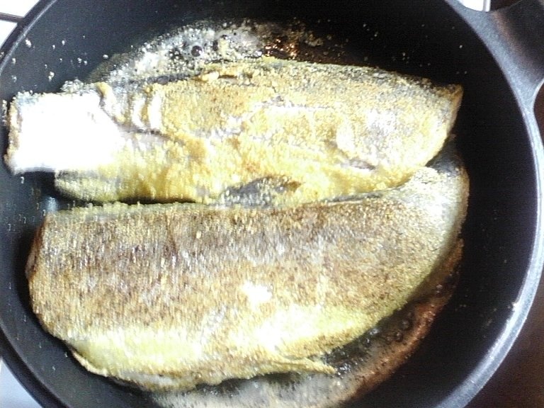 Pastrav cu sos  la Dubletta