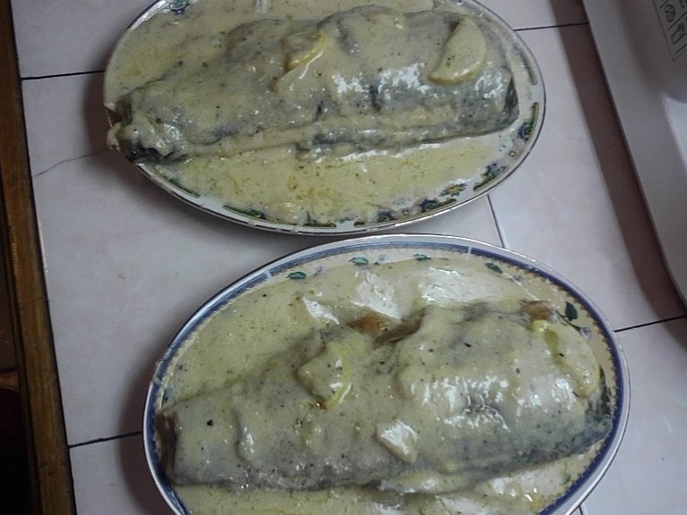 Pastrav cu sos la cuptor