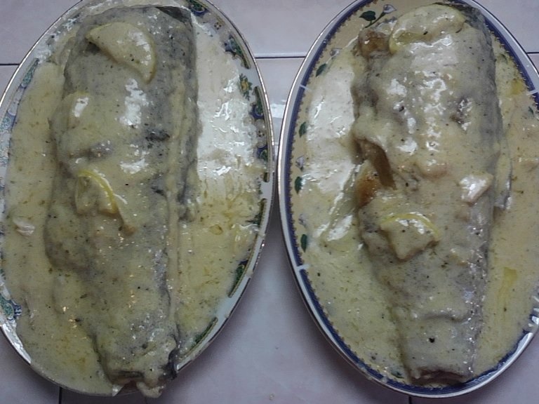 Pastrav cu sos la cuptor