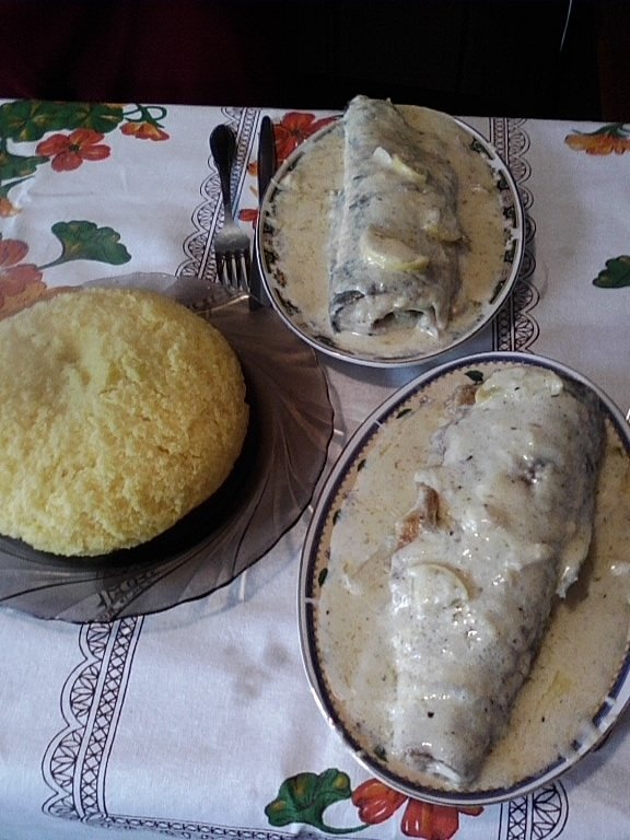 Pastrav cu sos la cuptor