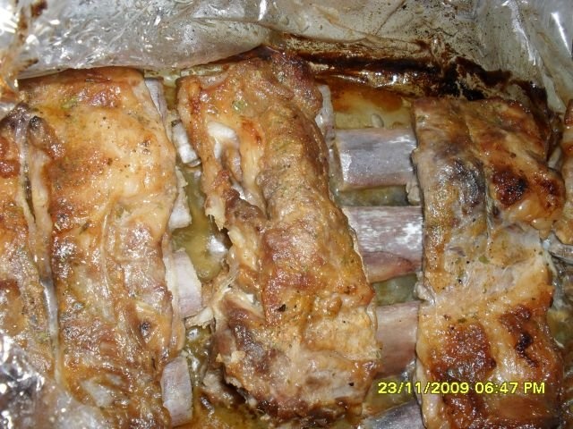 Costite de porc la punga