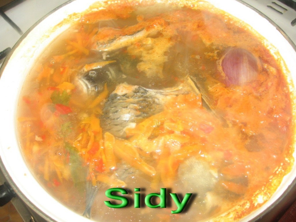 Bors de peste cu bulion