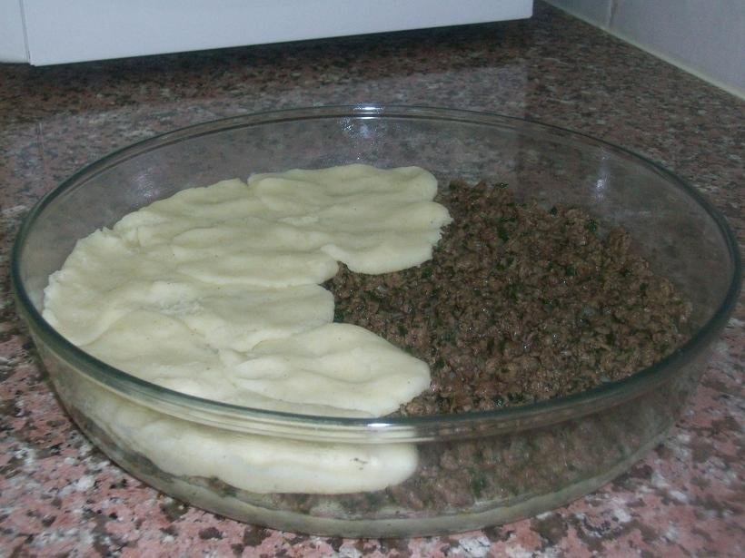 Musaca de cartofi piure (specific arabesc)