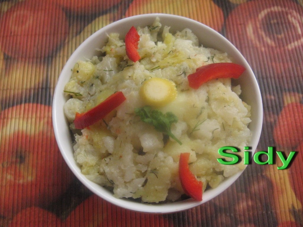 Salata de conopida cu cartofi