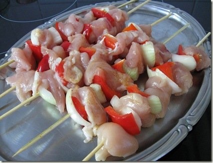 Frigarui din piept de pui la gratar