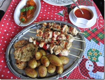 Frigarui din piept de pui la gratar