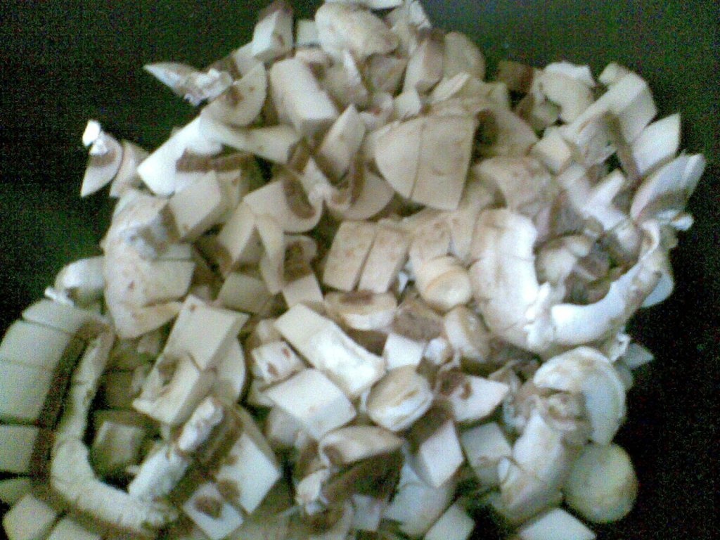 Rulada cu spanac, ciuperci si branza de vaci