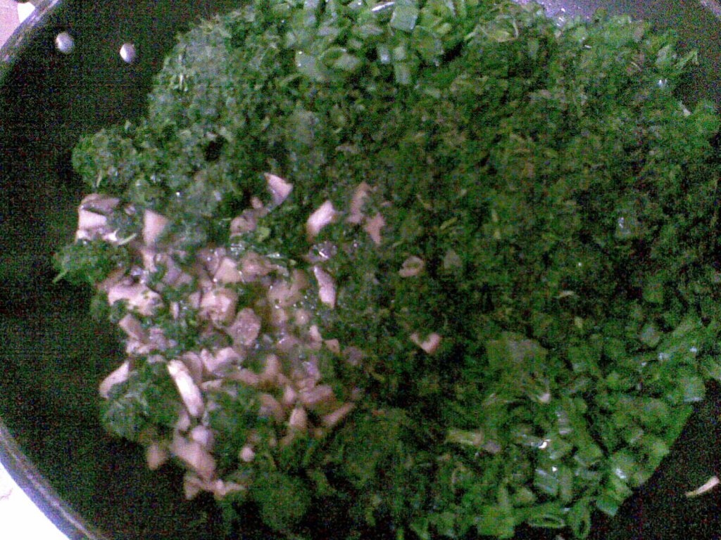 Rulada cu spanac, ciuperci si branza de vaci