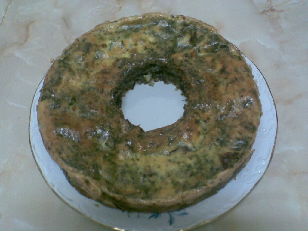 Rulada cu spanac, ciuperci si branza de vaci