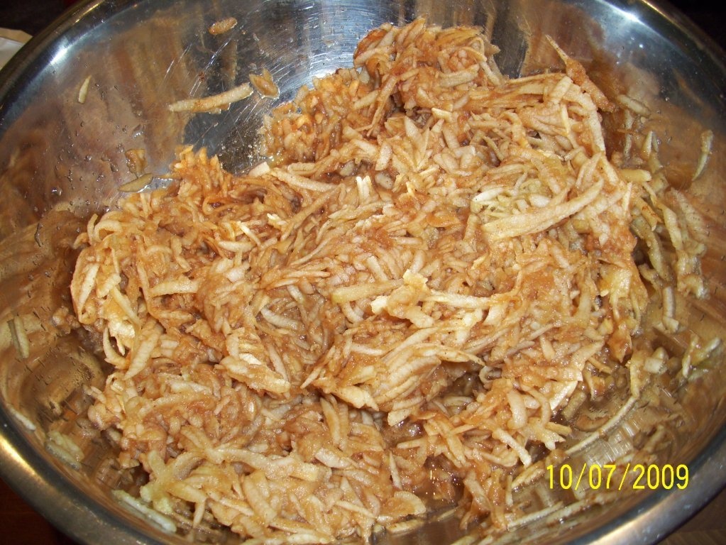 Prajitura de mere cu pandispan