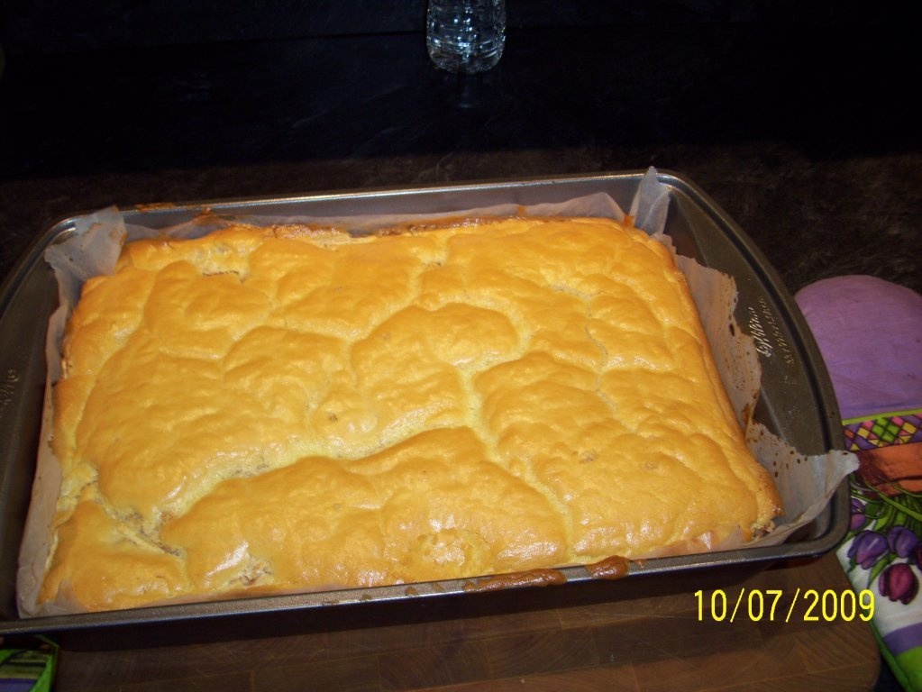 Prajitura de mere cu pandispan