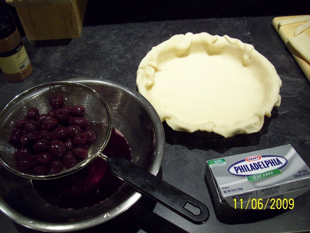 Placinta cu visine si merisor