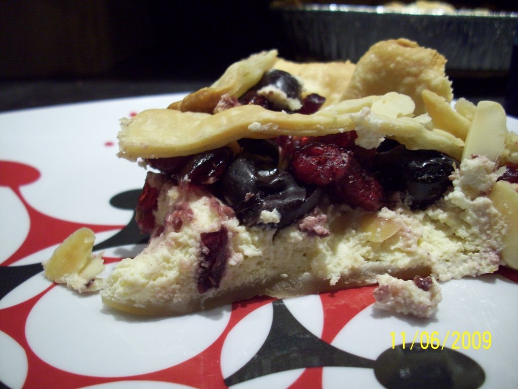 Placinta cu visine si merisor