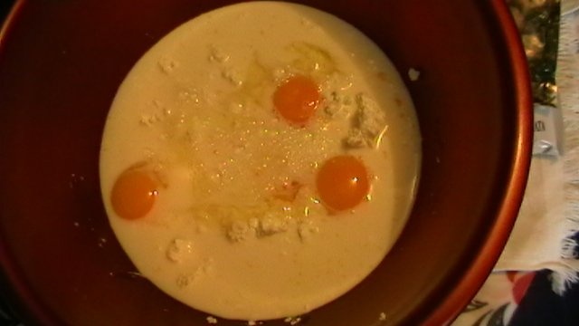 Prajitura cu branza feta