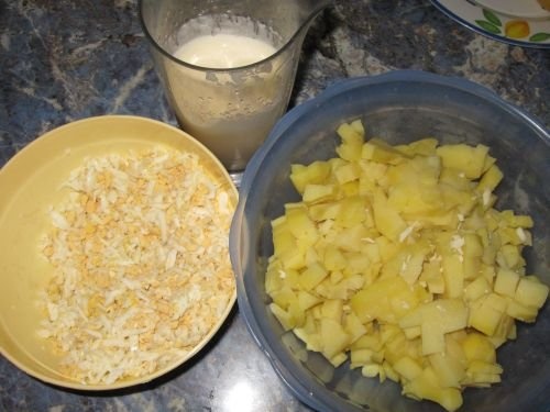Salata de cartofi cu oua