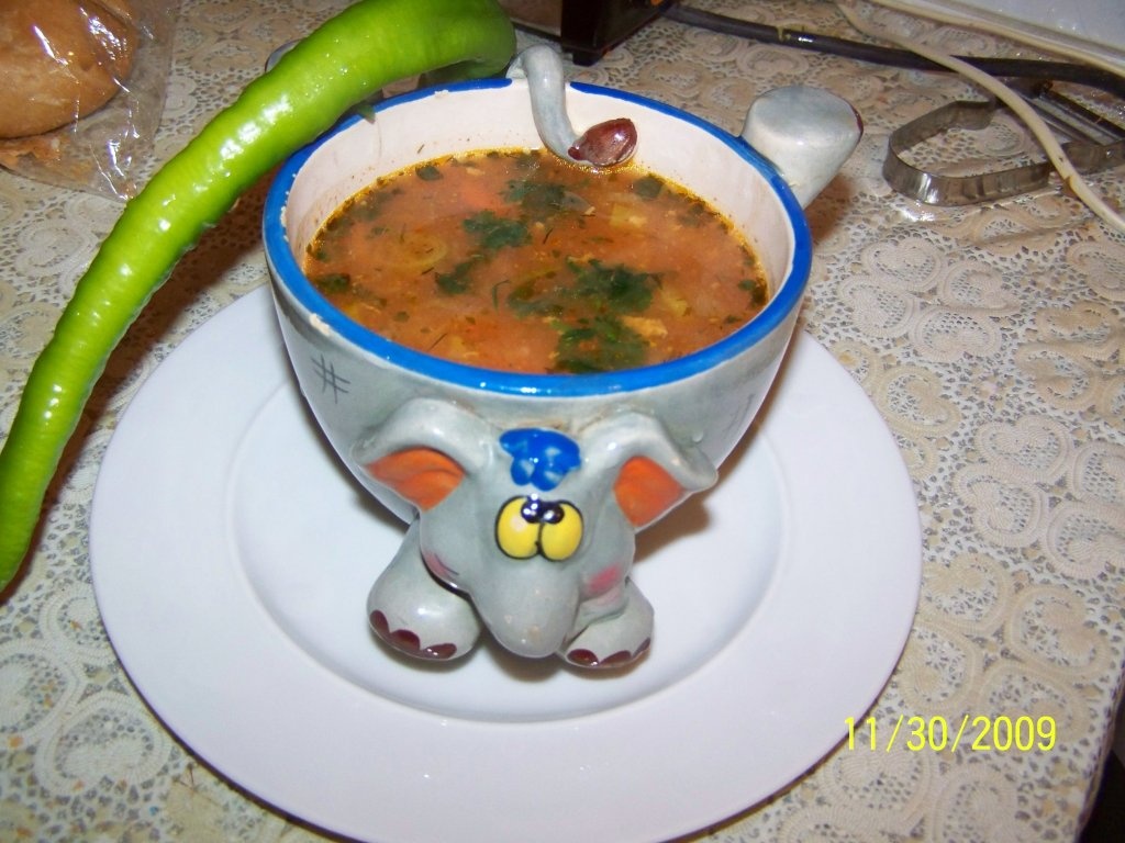 ciorbita de rosi cu legume