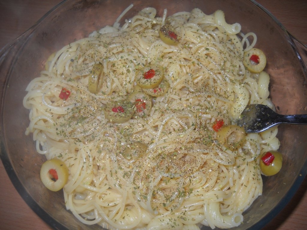 Paste cu branza si ciuperci