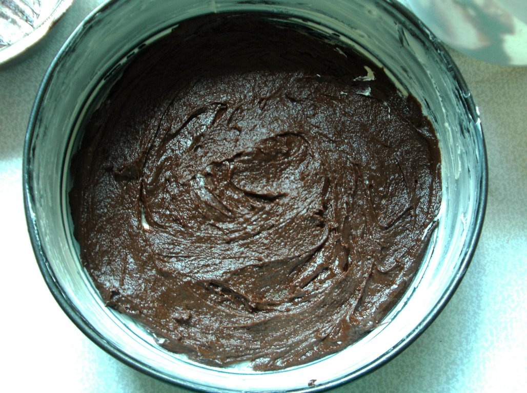 Brownie cu branza si visine