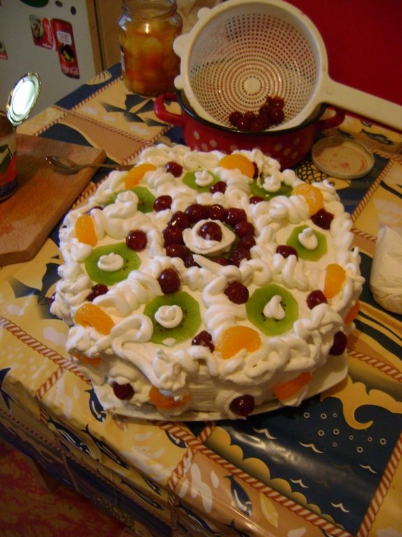 Tort cu crema de nes