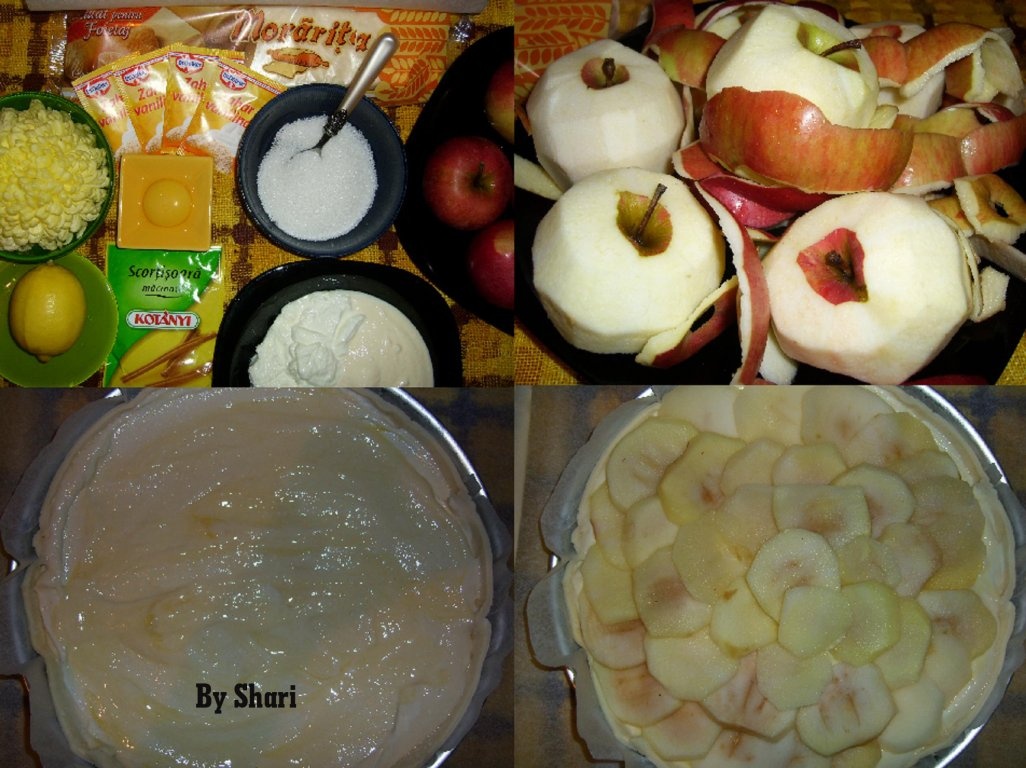 Prajitura cu mere / Tarte aux pommes