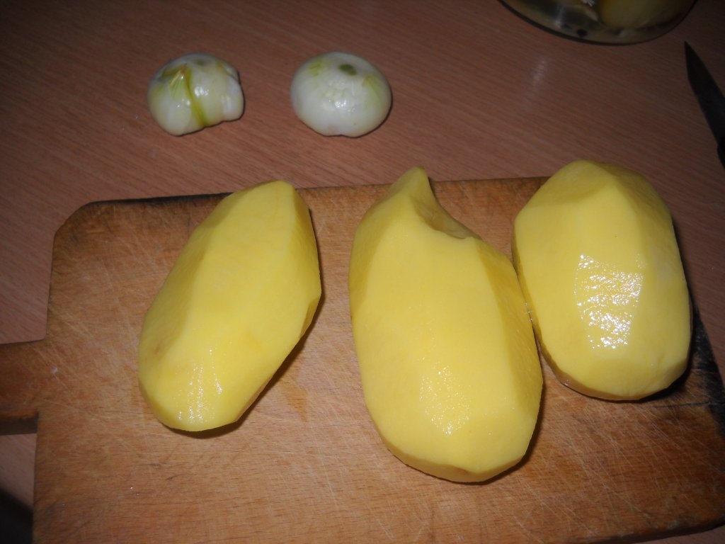 Cartofi prajiti cu ceapa