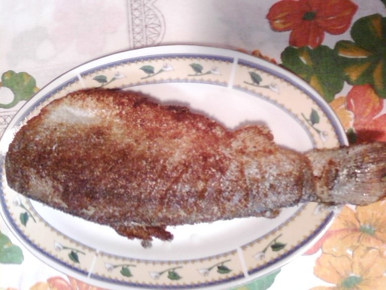 Pastrav in crusta de pesmet