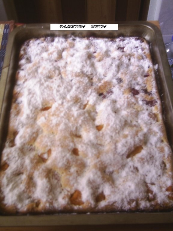 Prajitura cu  fructe